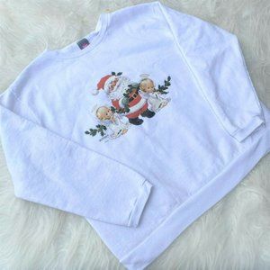 EUC Vintage Crewneck Sweatshirt Christmas sz M